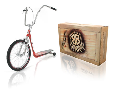 Final Manufactured Product for Davison Produced Product Invention The BikeBoard – Cruiser