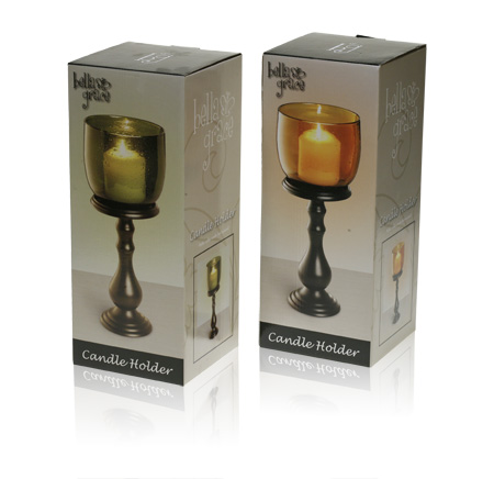 Davison Produced Product Invention: Candle Holder – Tall Packaging