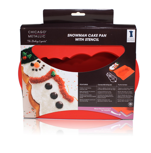 Davison Designed Product: Snowman Cake Pan & Stencil