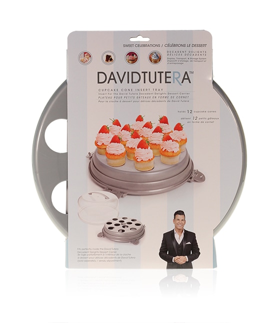 Final Manufactured Product for Davison Produced Product Invention David Tutera Dessert Carrier Cupcake Cone Insert