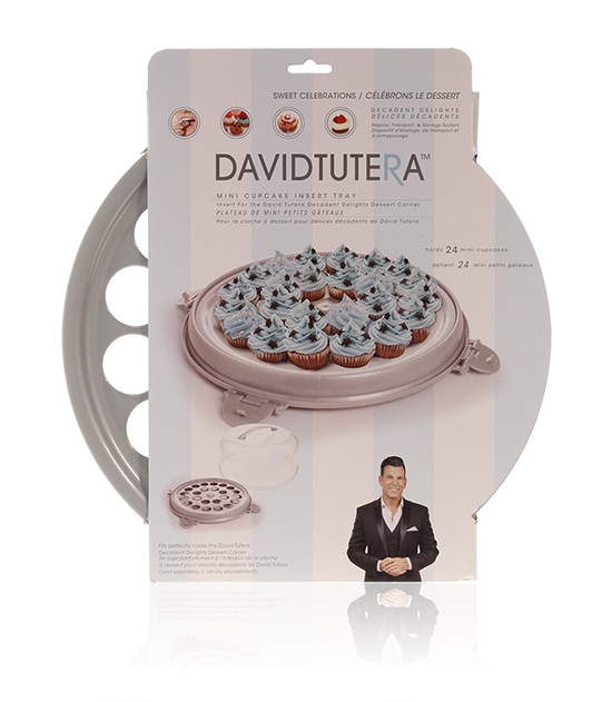 Final Manufactured Product for Davison Produced Product Invention David Tutera Dessert Carrier Mini Cupcake Insert