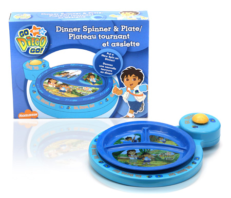 Final Manufactured Product for Davison Produced Product Invention Diego Dinner Spinner & Plate