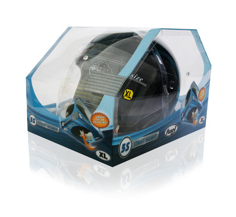 Davison Produced Product Invention: Fuel Helmet Packaging