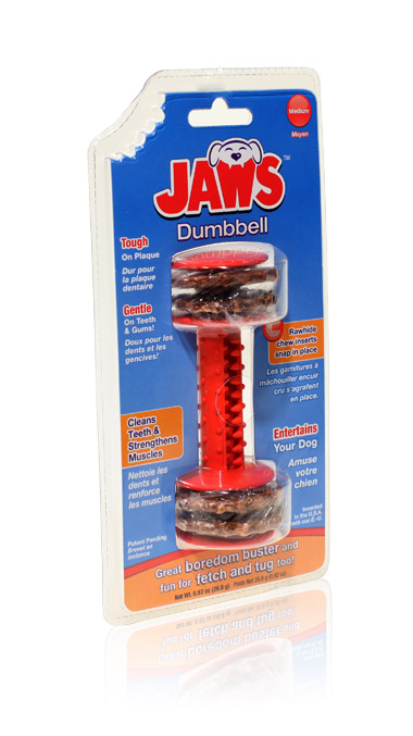 Final Manufactured Product for Davison Produced Product Invention Jaws Dumbbell