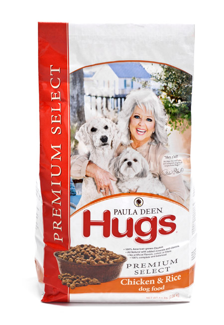 Final Manufactured Product for Davison Produced Product Invention Paula Deen® Hugs® Dog Food