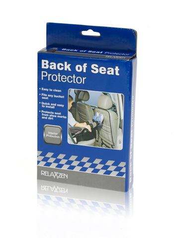 Final Manufactured Product for Davison Produced Product Invention Back of Seat Protector Packaging