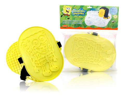 Final Manufactured Product for Davison Produced Product Invention Sponge Bob Snow Stamp