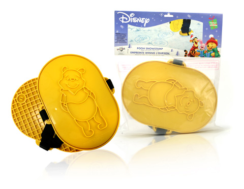 Final Manufactured Product for Davison Produced Product Invention Pooh Snow Stamp