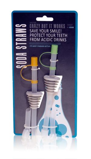 Final Manufactured Product for Davison Produced Product Invention Soda Straws (for Bottles)