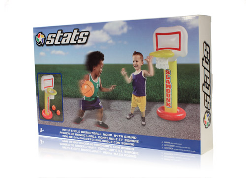 Davison Produced Product Invention: Stats Inflatable Basketball Hoop