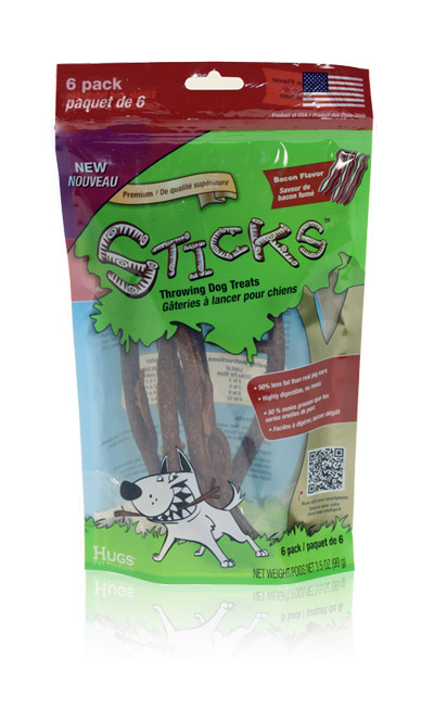 Davison Produced Product Invention: Sticks Throwing Dog Treats