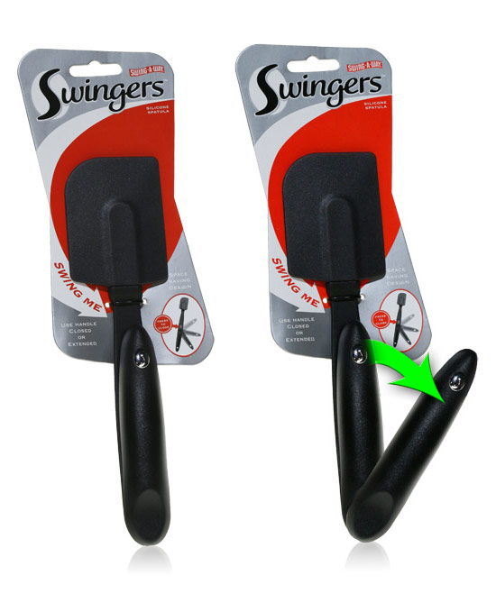 Final Manufactured Product for Davison Produced Product Invention Swingers Silicone Spatula