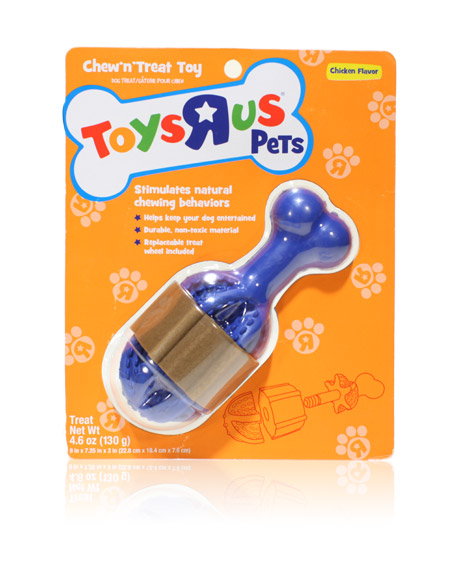 Final Manufactured Product for Davison Produced Product Invention Toys “R” US Pets Treat Toy Drumstick