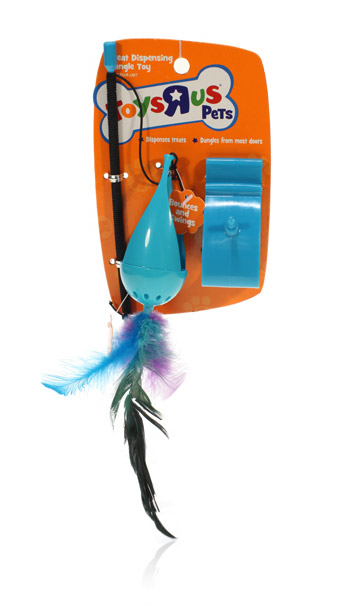 Final Manufactured Product for Davison Produced Product Invention Toys “R” US Pets Treat Dispensing Dangle Toy