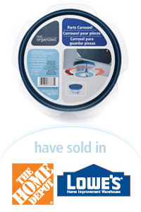 Davison Designed Product Idea: Spin 'n Store Parts Carousel