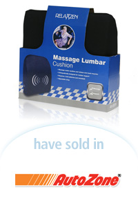 Davison Designed Product Idea: Massage Lumbar Cushion Packaging