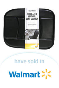 Davison Designed Product Idea: Simulated Leather Seat Cushion Packaging