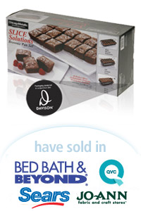 Davison Designed Product Idea: Slice Solutions Brownie Pan Set Packaging