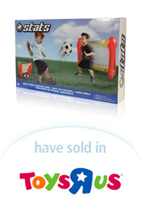 Davison Designed Product Idea: Stats Inflatable Soccer Goal