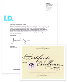 Jack 'N Stand I.D Certificate and Letter