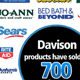 Davison products sold in over 700 stores!