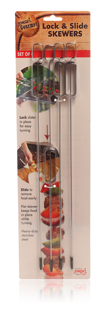 Davison Produced Product Invention: Lock and Slide Skewers