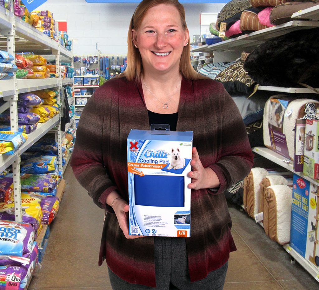 Davison Inventor Dianna with her product, Chilly Mat