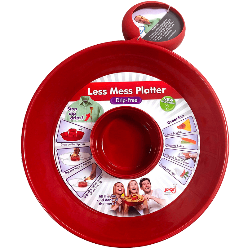 Davison Produced Product Invention: Less Mess Platter